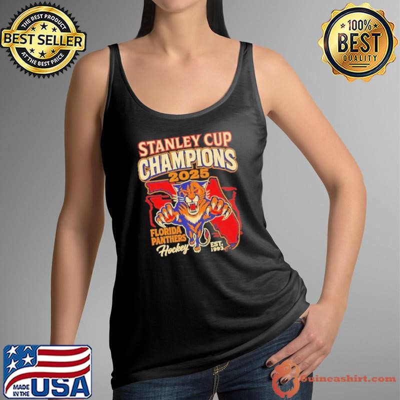 2025 Stanley Cup Championship Florida Panthers est 1993 Tank Top