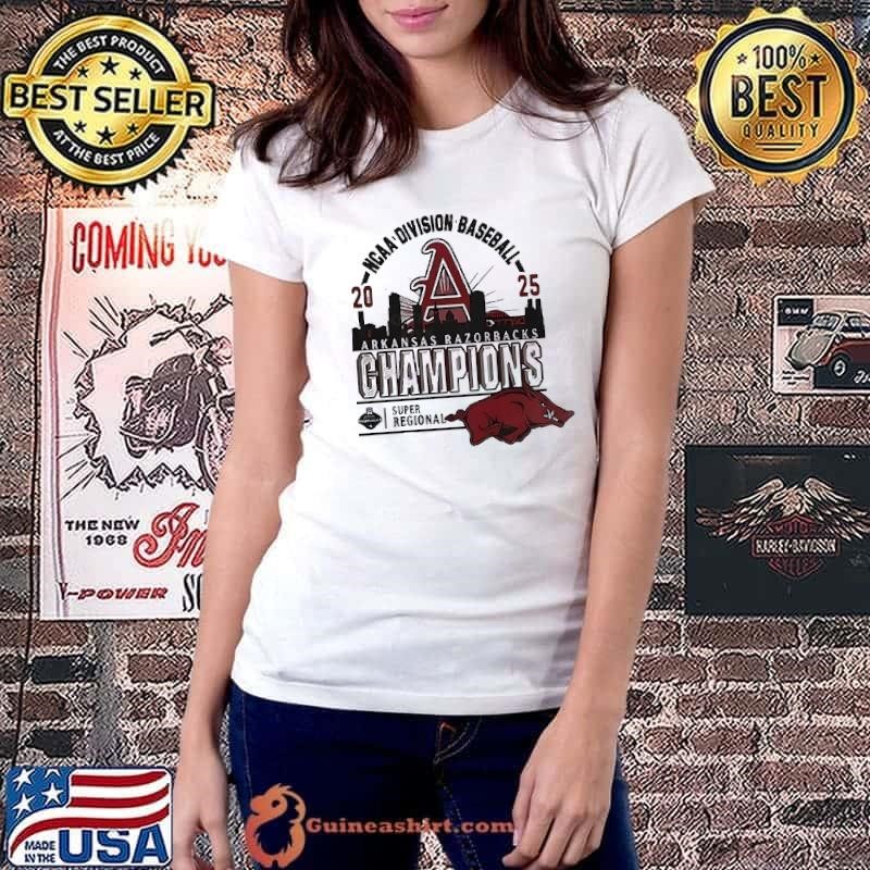 Arkansas Razorbacks Omahogs 2025 NCAA Division Baseball Champions shirt