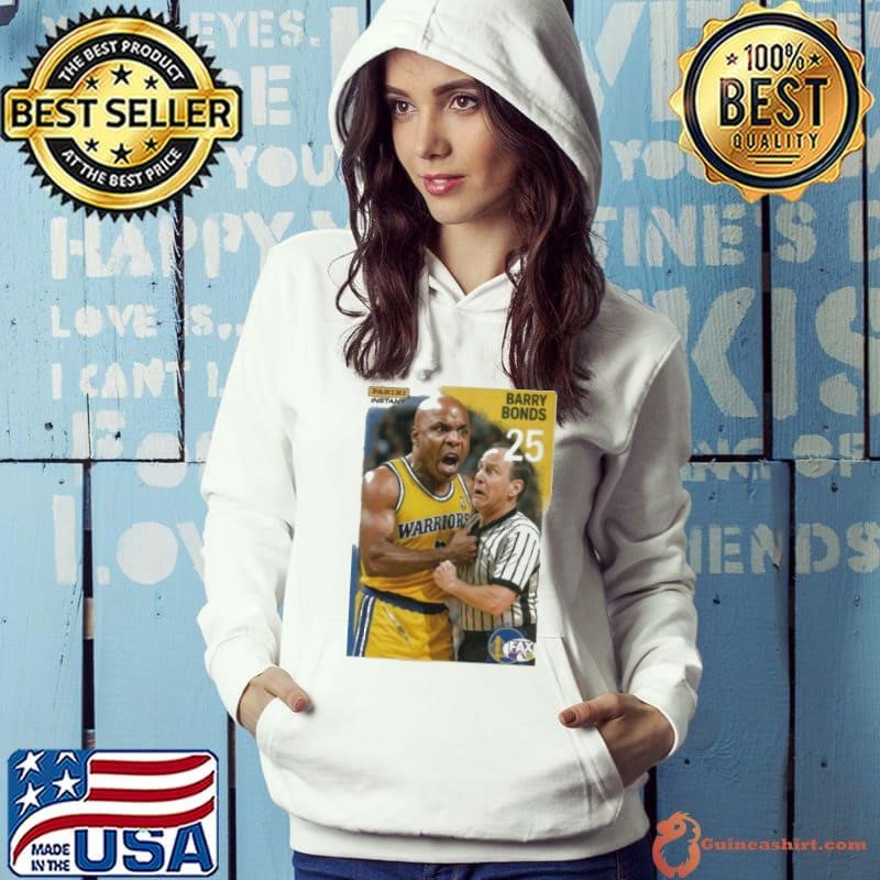 Barry Bonds Warriors 25 Panini Shirt