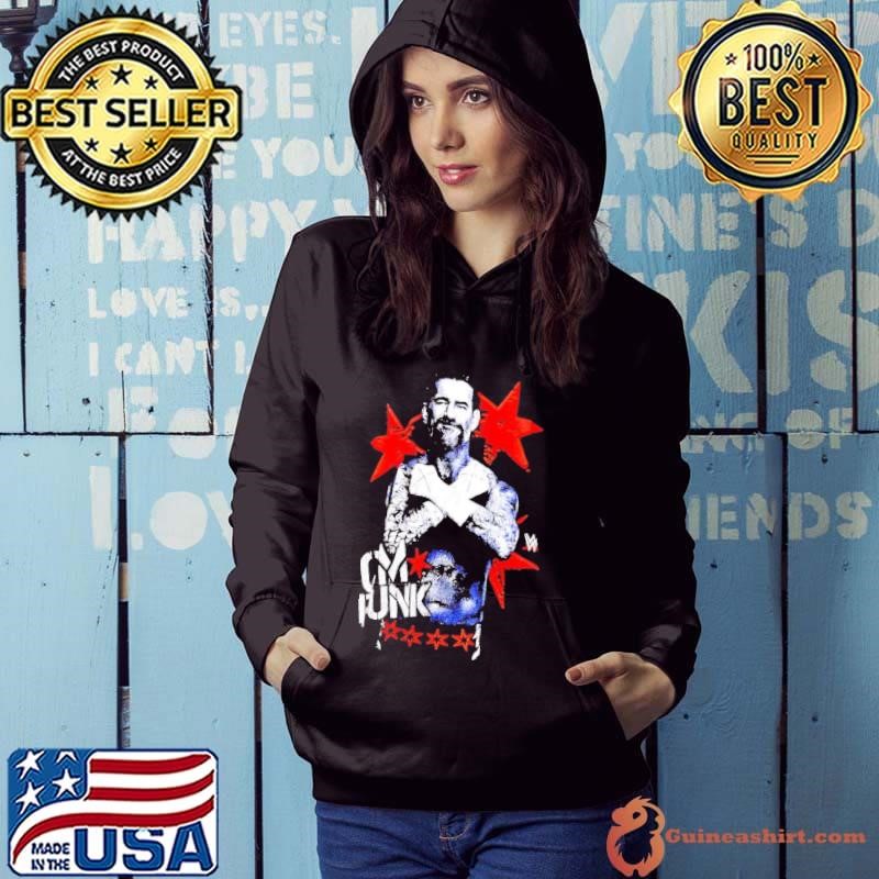 CM Punk Culture Kings x WWE vintage signature Hoodie