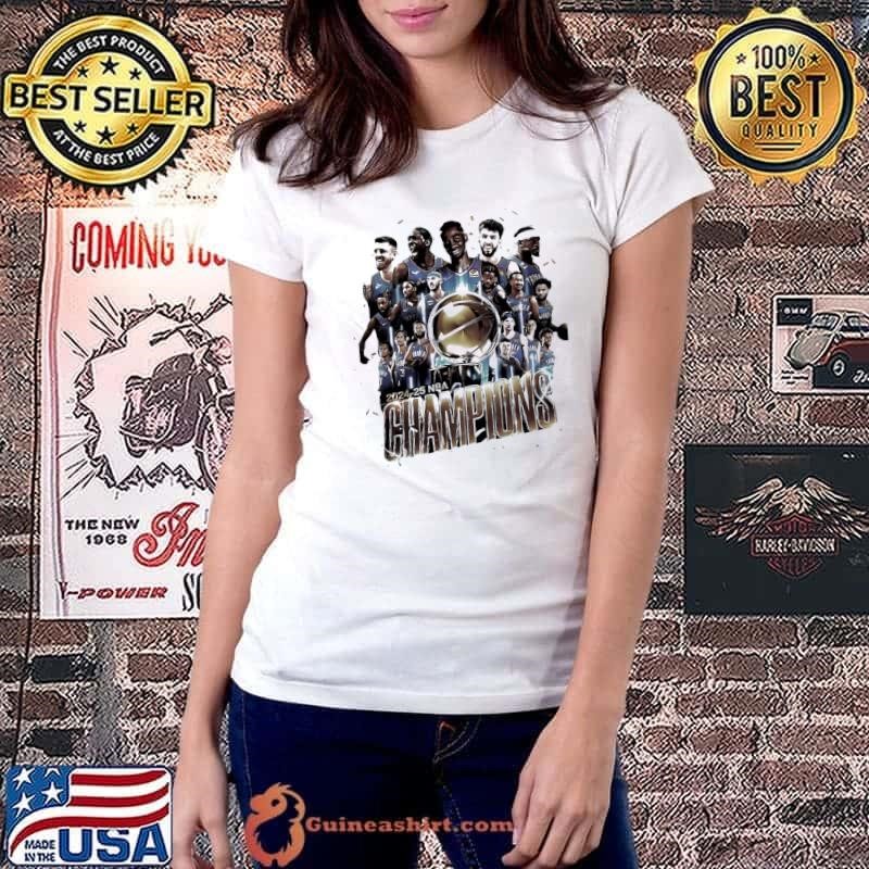 Celebrates Oklahoma City Thunder 2024-25 NBA Finals Champions Players Vintage shirt