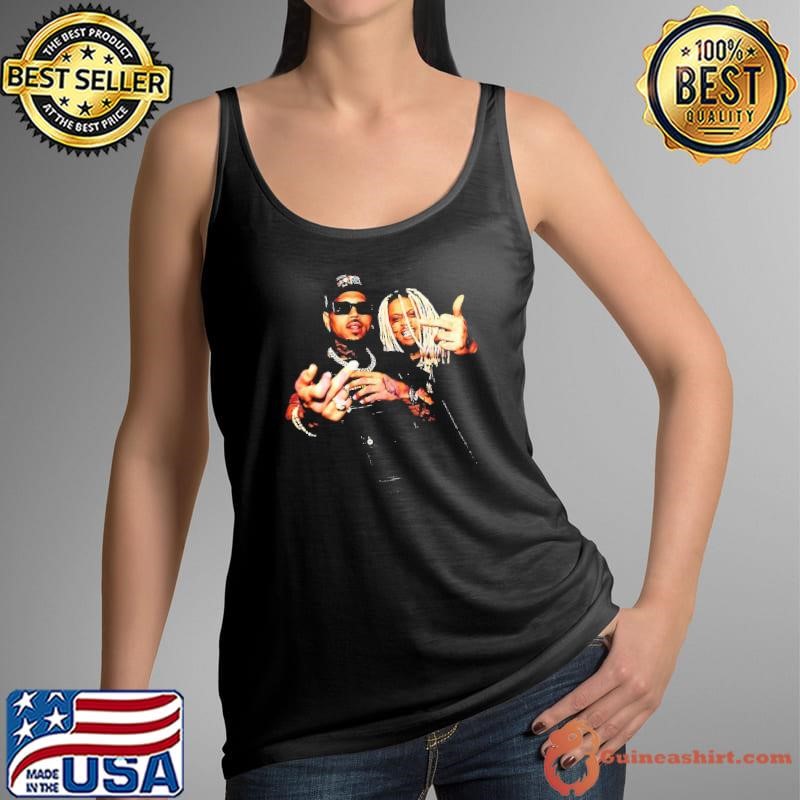 Chris Brown Trippie Redd rap collab hip hop music graphic shirt