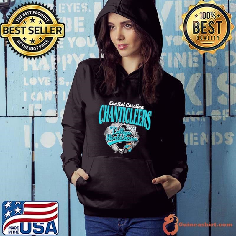 Coastal Carolina Chanticleers college world series 2025 logo Hoodie