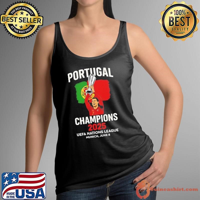 Cristiano Ronaldo Portugal Champions 2025 UEFA Nations League shirt