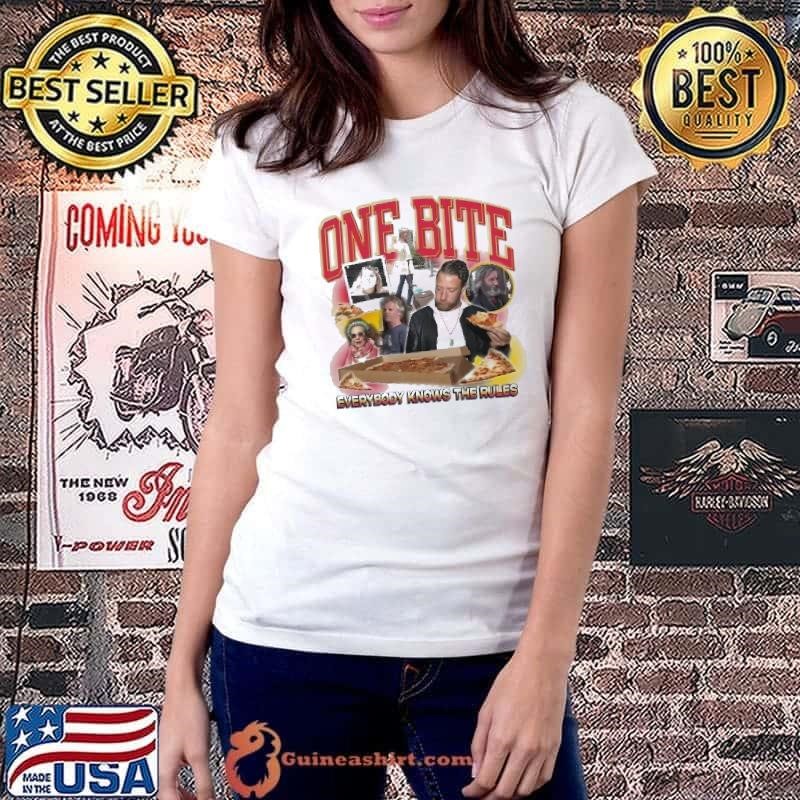 Dave Portnoy One Bite Everybody Knows The Rules Vintage Bootleg Shirt