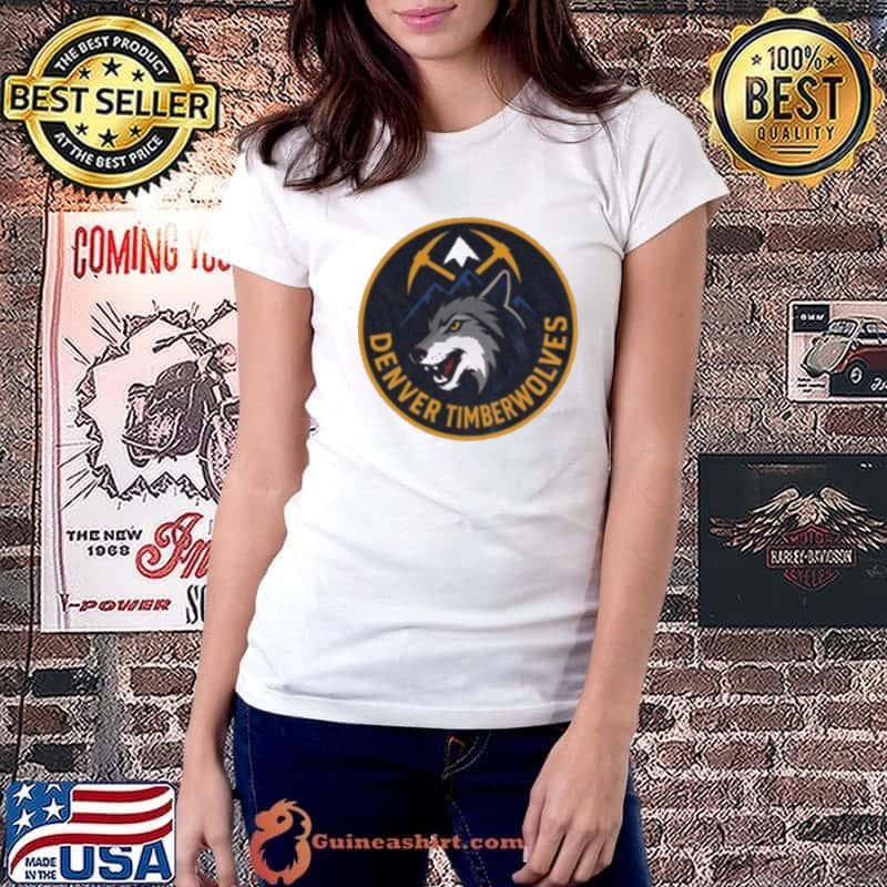 Denver Timberwolves funny NBA logo shirt