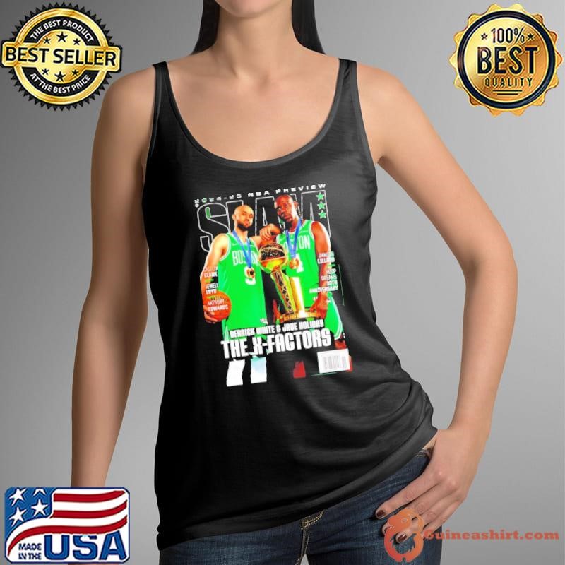 Derrick White and Jrue Holiday The X-Factors 2024-25 NBA Preview Slam shirt