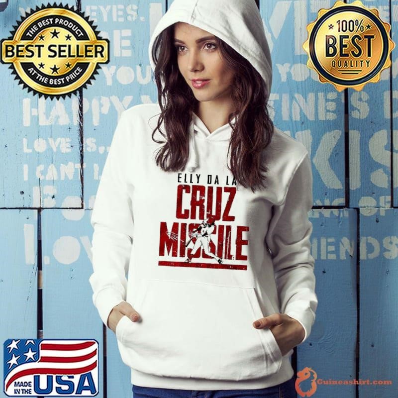 Elly De La Cruz Cincinnati Reds missile off the bat shirt