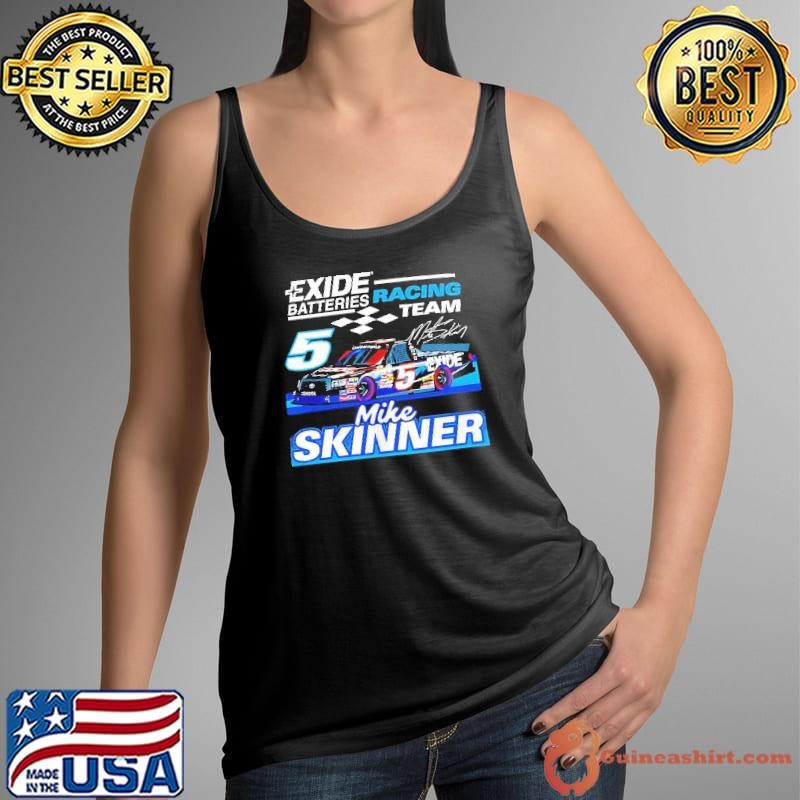 Exide Batteries racing team Mike Skinner signature shirt