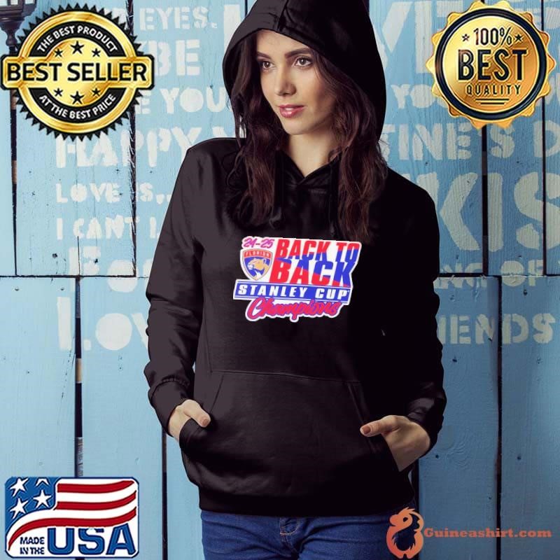 Florida Panthers 24-25 Back To Back Stanley Cup Champions Hoodie