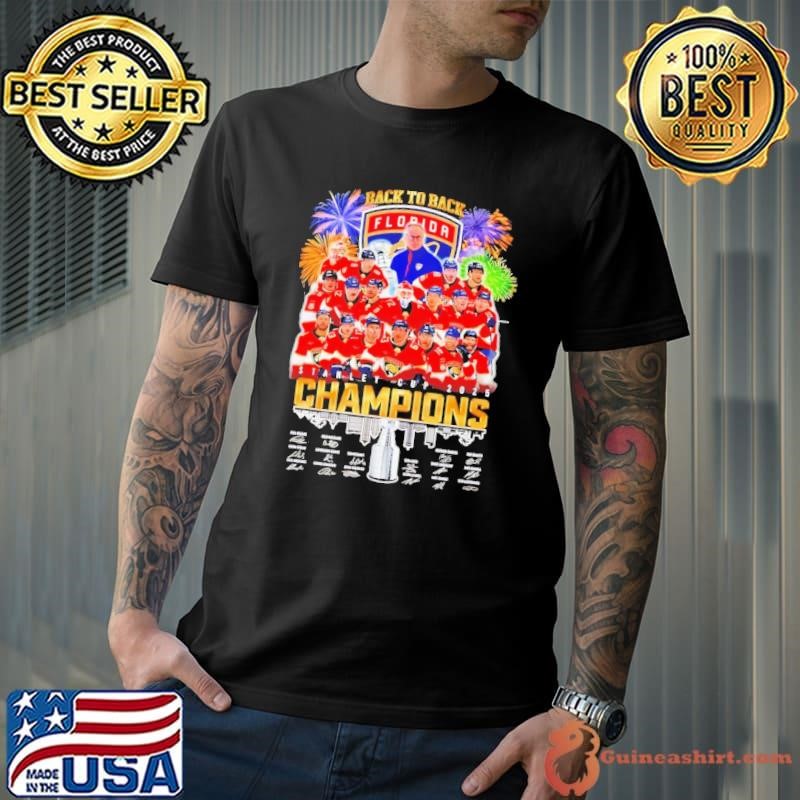Florida Panthers Back To Back Stanley Cup Champions 2025 signature Unisex