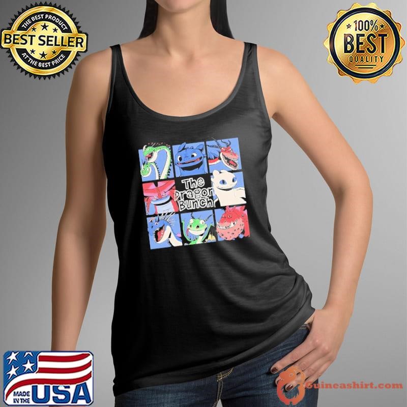 How to Train Your Dragon the Dragons bunch cartoon graphic shirt
