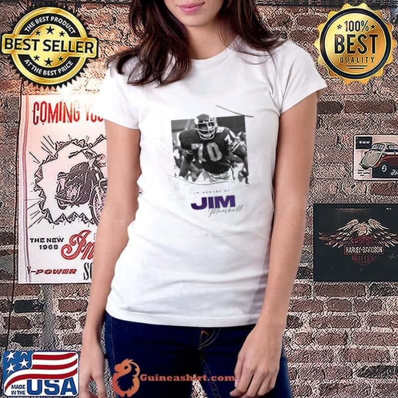 In memory of Jim Marshall shirt