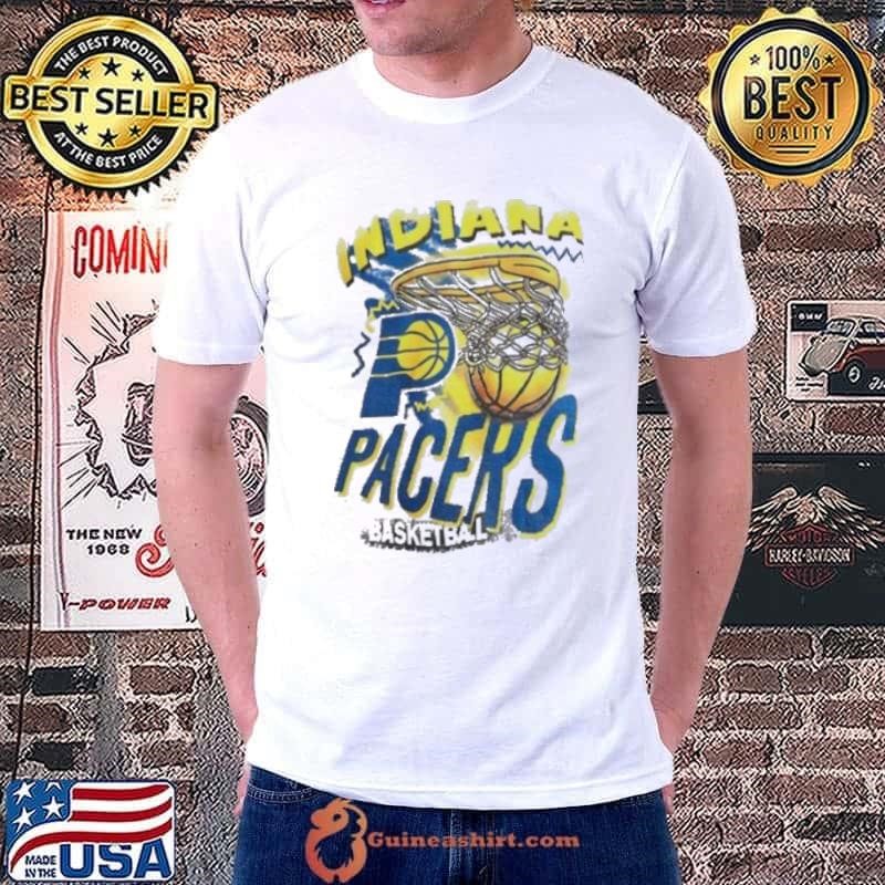 Indiana Pacers NBA Basketball Playoff logo vintage Unisex