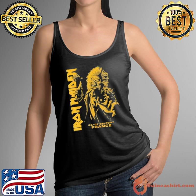 Iron Maiden Run For Your Lives Tour Belfort Shirt