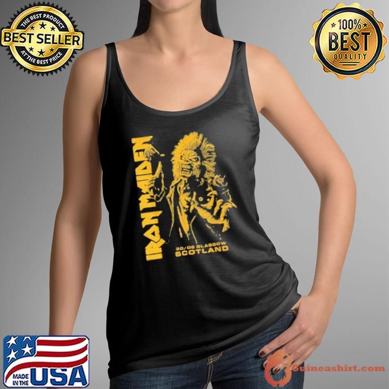 Iron Maiden Run For Your Lives Tour Glasgow Shirt