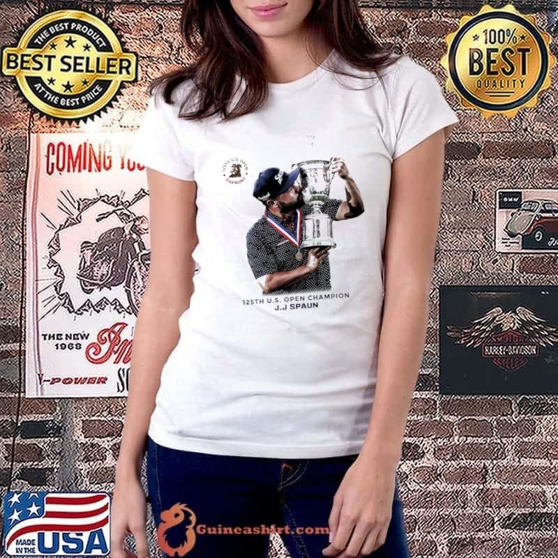 J. J. Spaun Win 125th US Open Champion Golf 2025 Trophy shirt