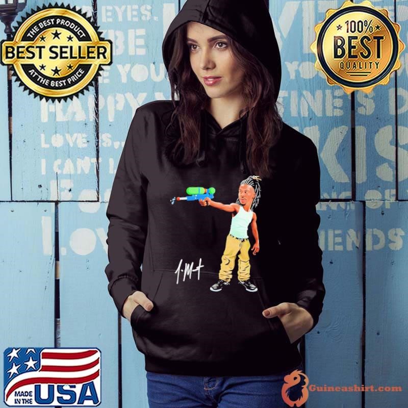 Ja Morant Super Soaker Memphis Grizzlies Cartoon Signature Hoodie