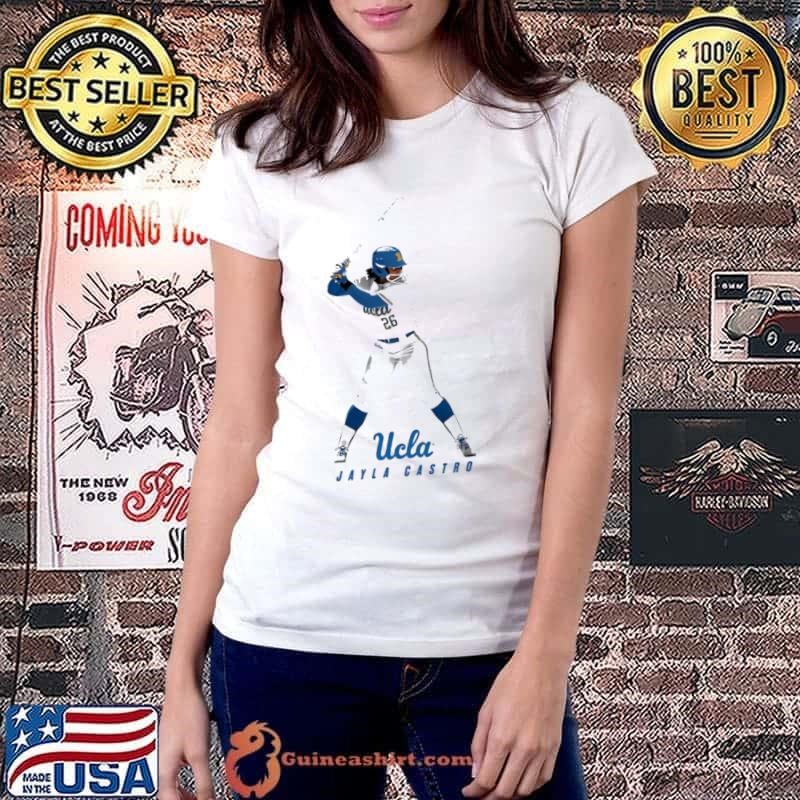 Jayla Castro Ucla Bruins Portrait baseball shirt