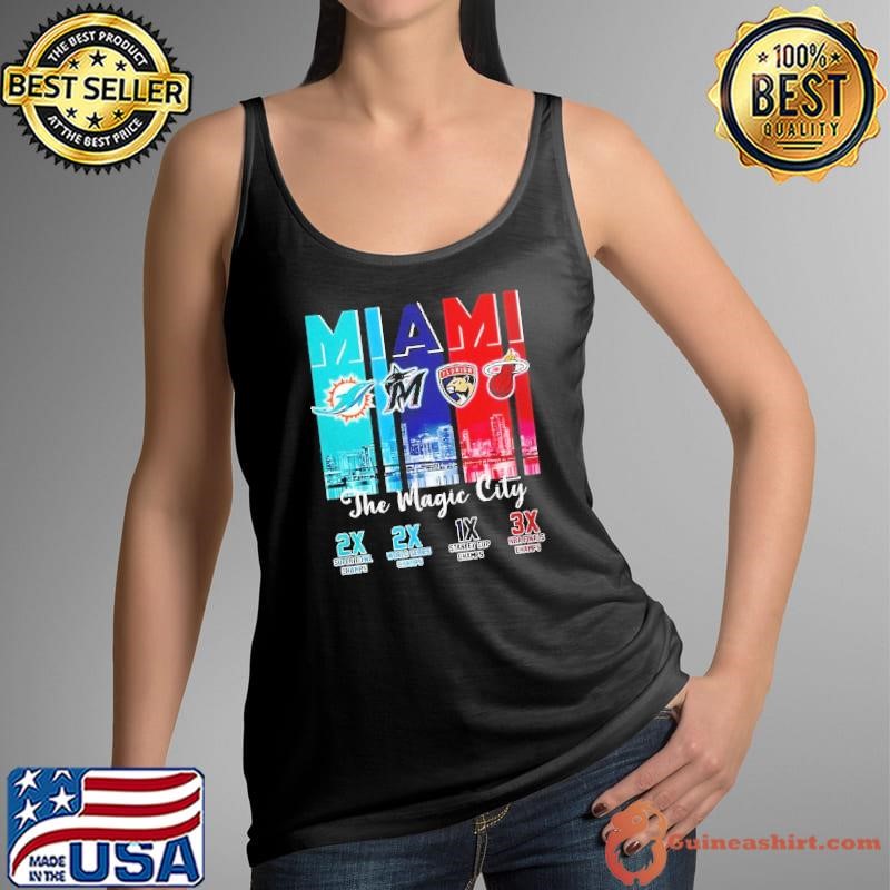 Miami The Magic City Champions logo shirt