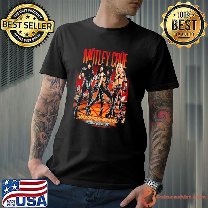 Motley Crue Crucial Crue Tour 1987-1988 Poster Unisex