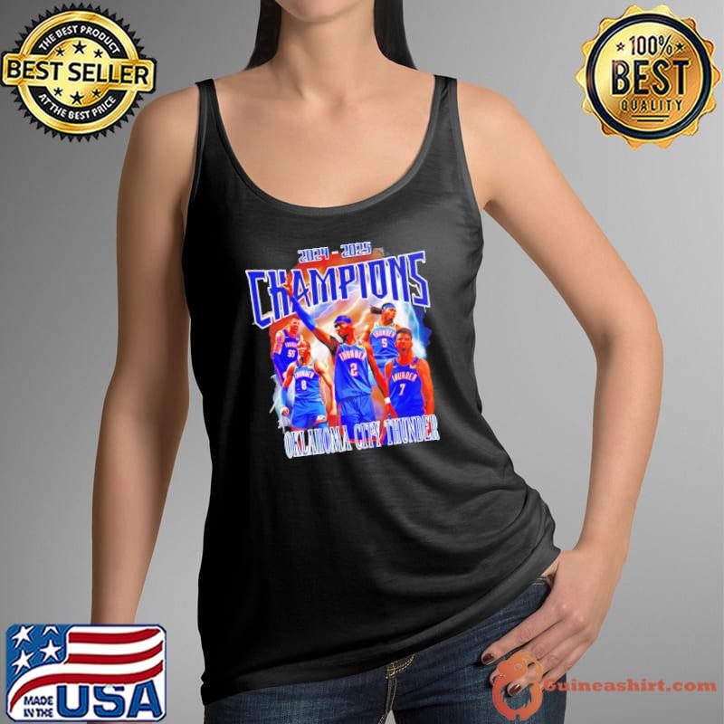 OKC Thunder 2024 2025 Champions graphic shirt