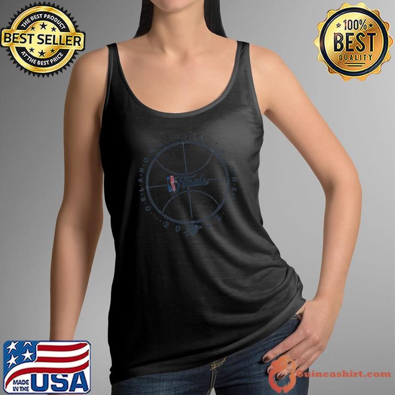 Okc Thunder 2025 NBA Finals Basketball Outline Shirt