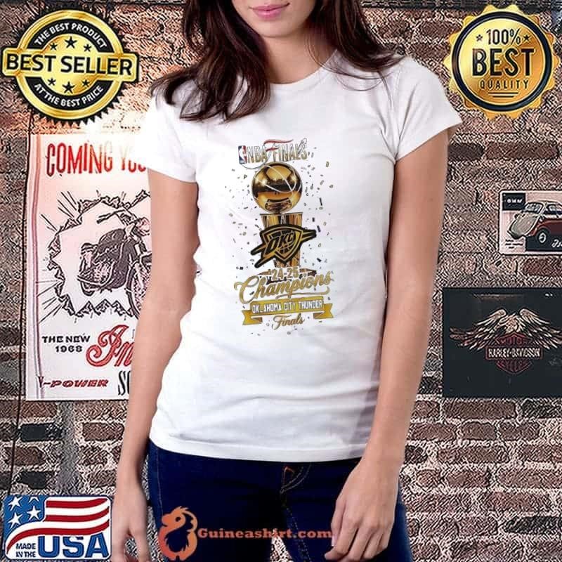 Oklahoma City Thunder Finals NBA 2024-2025 Trophy shirt