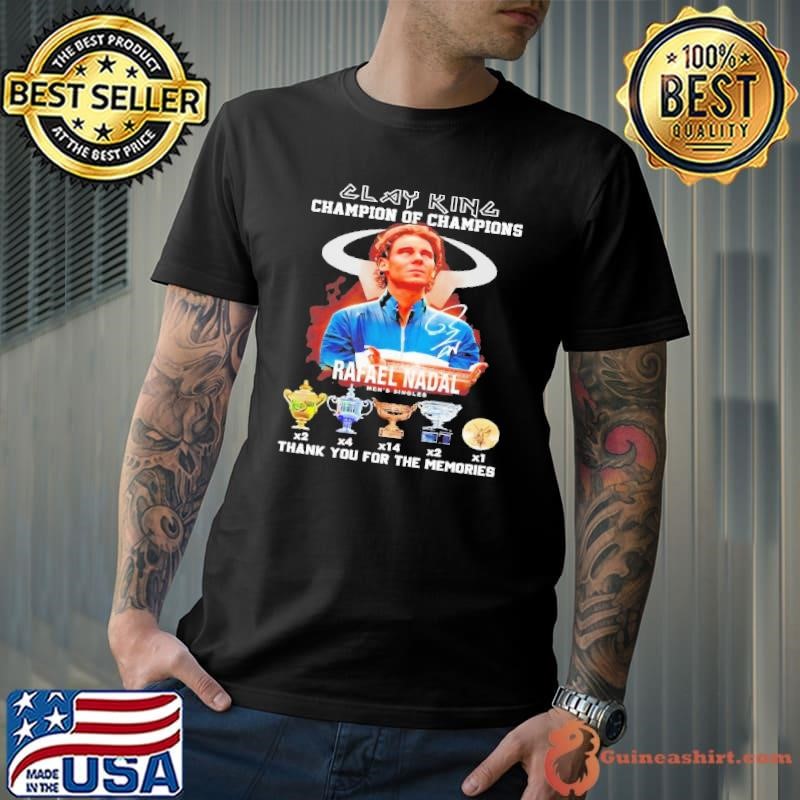 Rafael Nadal Thank You For The Memories Signature Champion Commemorative Tennis Unisex