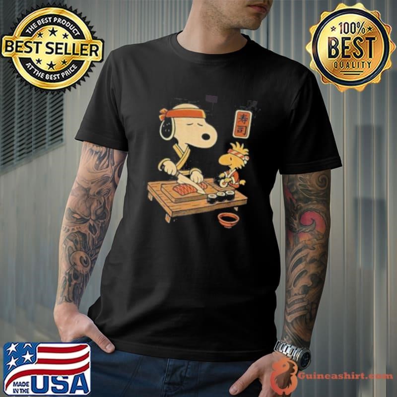 Snoopy and Woodstock sushi Japan food Unisex