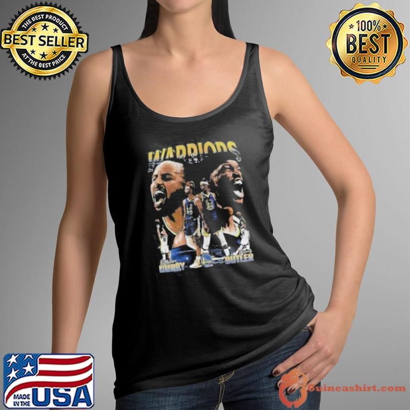 Stephen Curry vs Jimmy Butler Golden State Warriors NBA Basketball players shirt