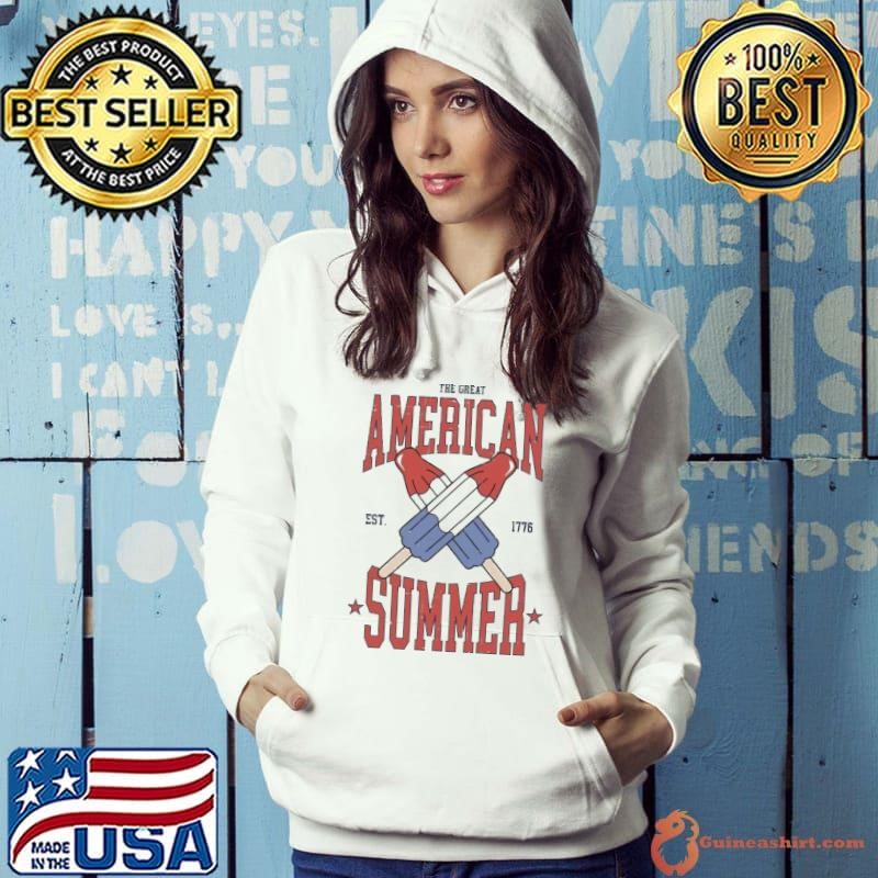The Great American Summer 4th Of July Ice Cream Est 1776 shirt