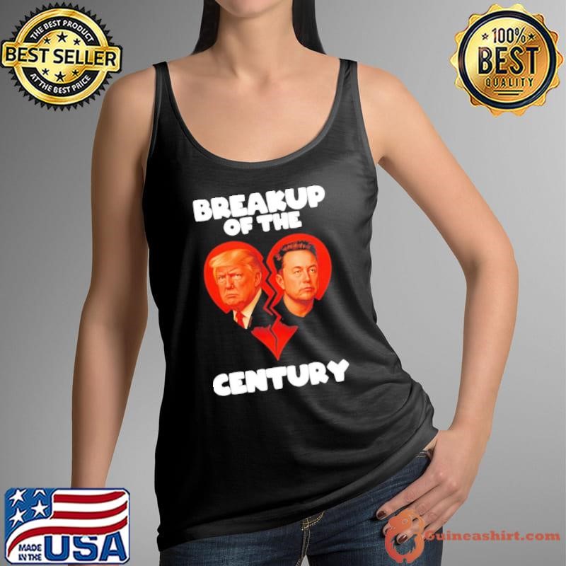 Trump and Elon Breakup of the century heart shirt