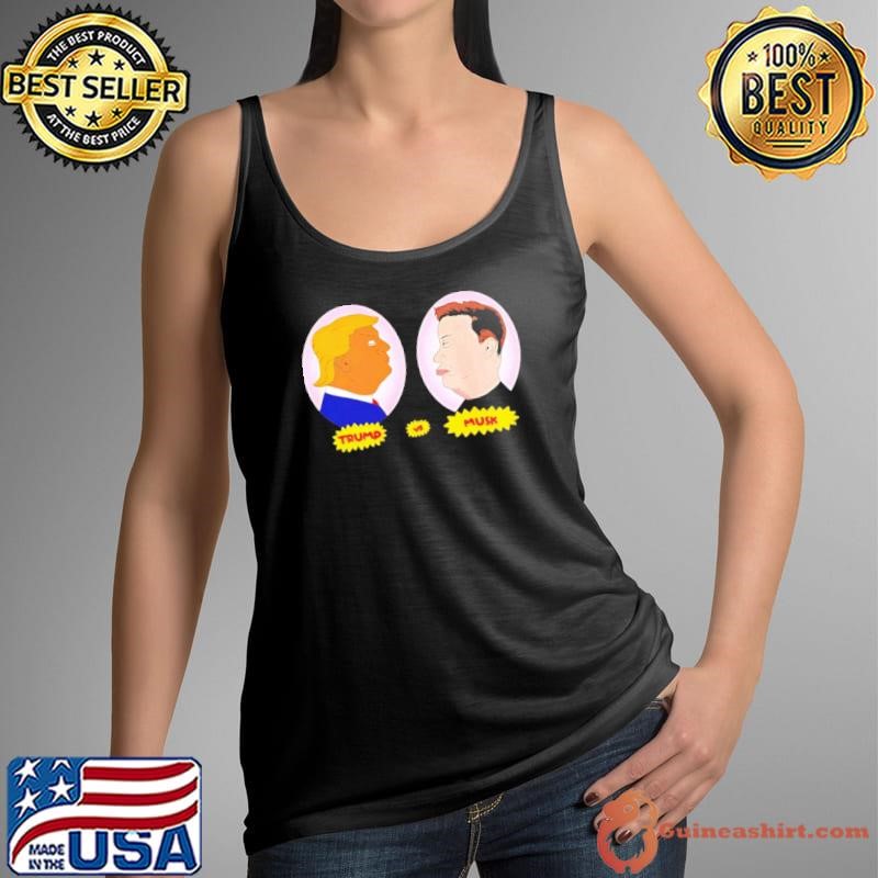 Trump vs Musk Beavis and Butthead meme shirt