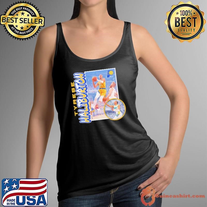 Tyrese Haliburton Indiana Pacers Player Graphic Tank Top