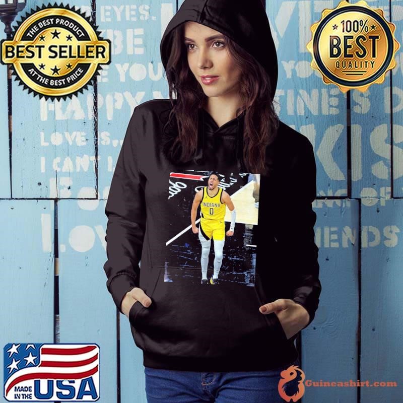 Tyrese Haliburton Indiana Pacers game frames Hoodie