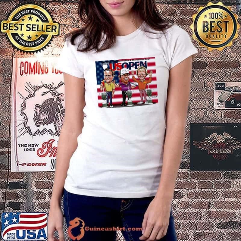 US Open Champion The King The Merry Mex and The Golden Bear Usa Flag shirt