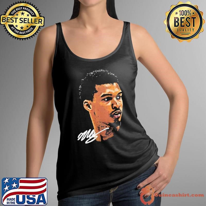 Victor Wembanyama big face player signature Tank Top