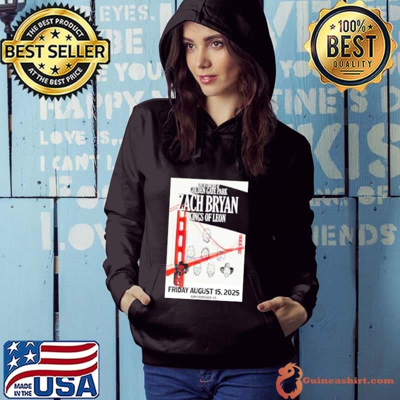Zach Bryan August 15 2025 Golden Gate Park San Francisco Hoodie