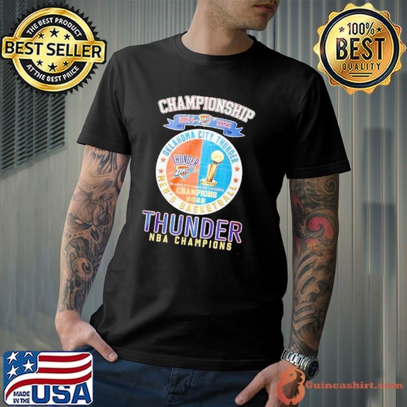 2024 2025 Thunder NBA Champions Oklahomna City Thunder Men's Basektball Unisex