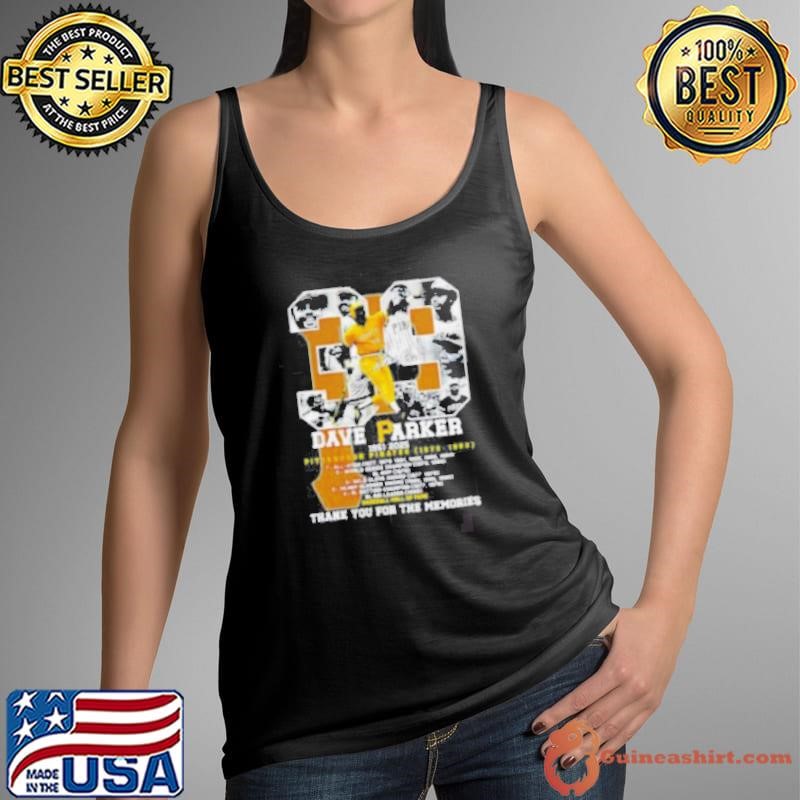 Dave Parker #39 Pittsburgh Pirates 1951 2025 thank you for the memories signature shirt