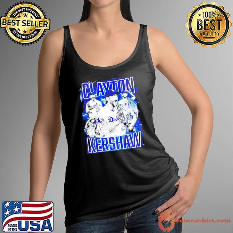 Doyers Dave Clavton Kershaw The Goat Blk graphic shirt