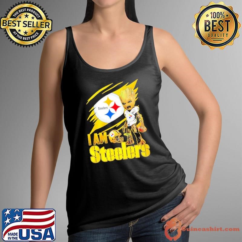 Groot I am Pittsburgh Steelers helmet shirt
