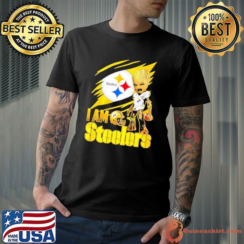 Groot I am Pittsburgh Steelers helmet Unisex