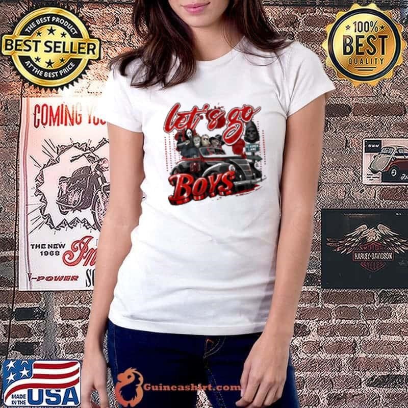 Horror movie characters Let’s go boy shirt