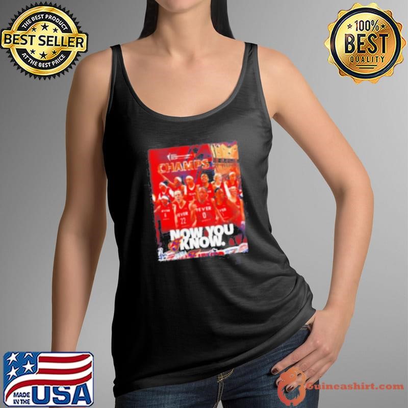 Indiana Fever 2025 WNBA Commissioner’s Cup Champs now you know shirt