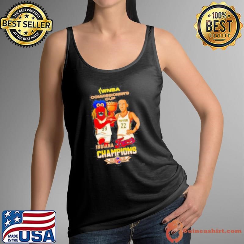Indiana Fever Caitlin Clark Wnba Commissioners Cup Champions 2025 cartoon shirt