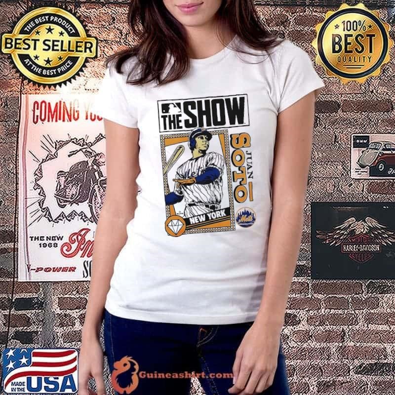 Juan Soto New York Mets MLB The Show baseball shirt