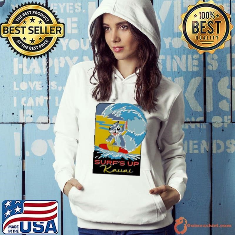 Stitch Surf up kawai summer Hoodie