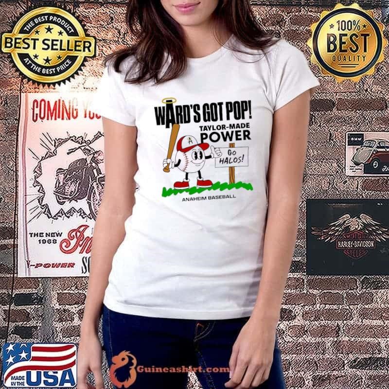 Taylor Ward Ward’s Got Pop Anaheim baseball Mid-Summer caricature shirt